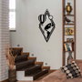 Wallity Escultura de Pared Balon en Negro